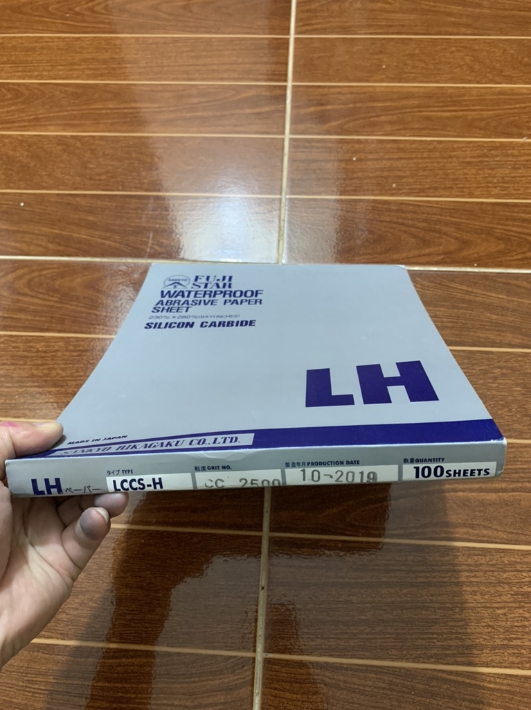 Bán giấy nhám tờ Sankyo, độ nhám P2500, kích thước 9''x11'', nhập khẩu