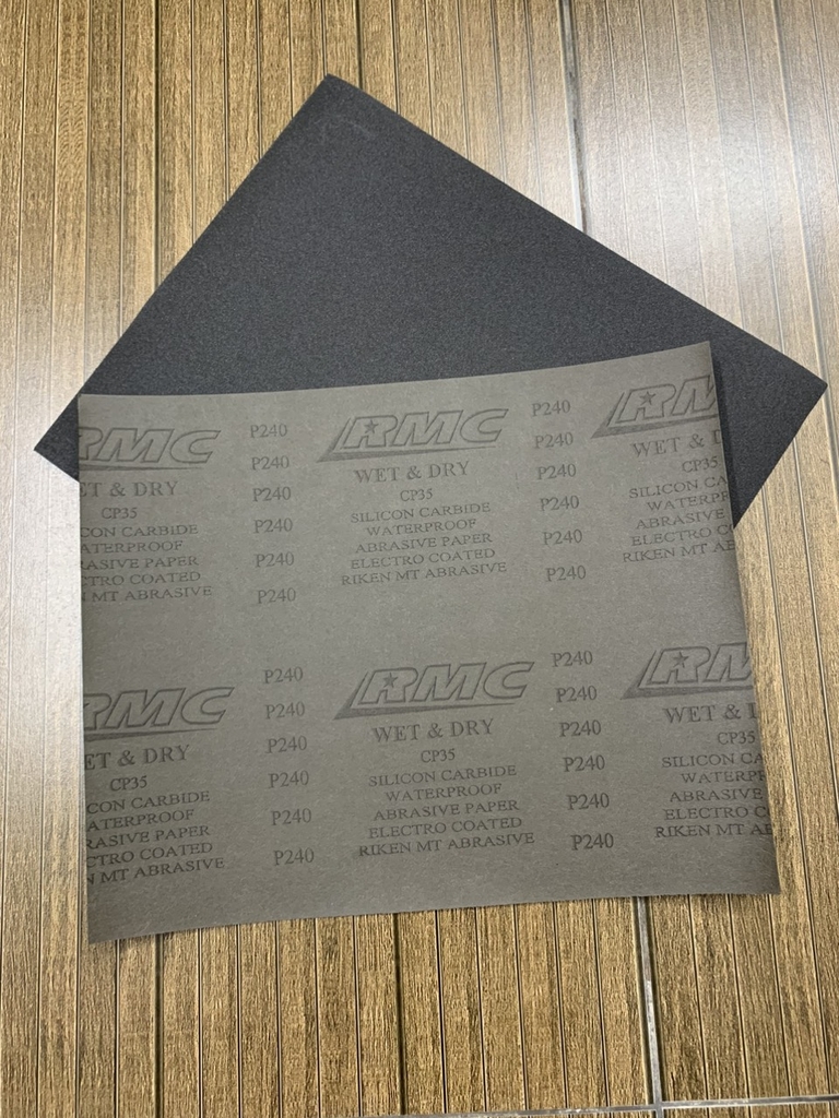 Giấy giáp CP35 RMC P240 kích thước 9''x11'' màu xám chịu nước