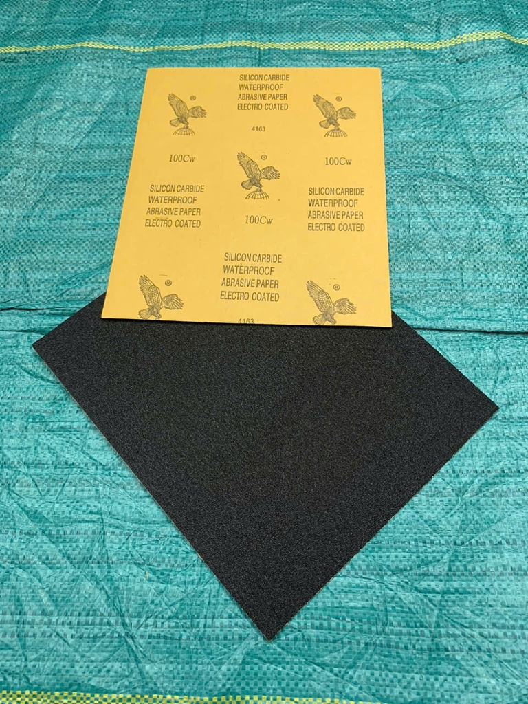 Giấy giáp thô, độ nhám P100, hãng Đại Bàng, kích thước 9''x11'' (Tờ A4)