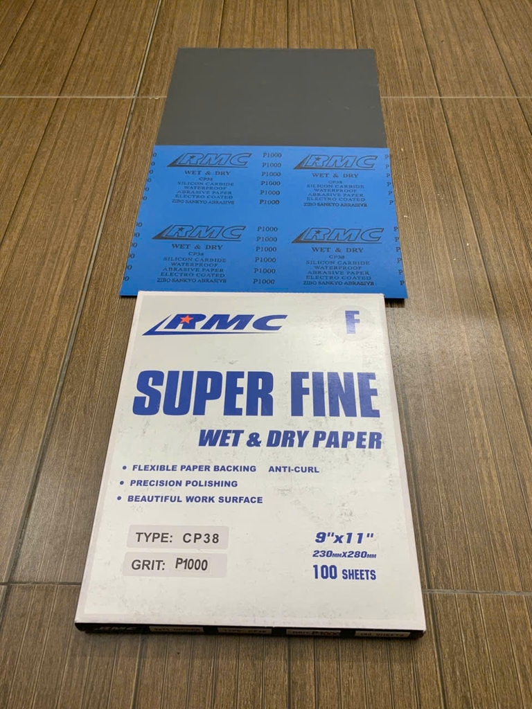 Giấy ráp mịn #1000 RMC, mã CP38, kích thước 230mmx280mm