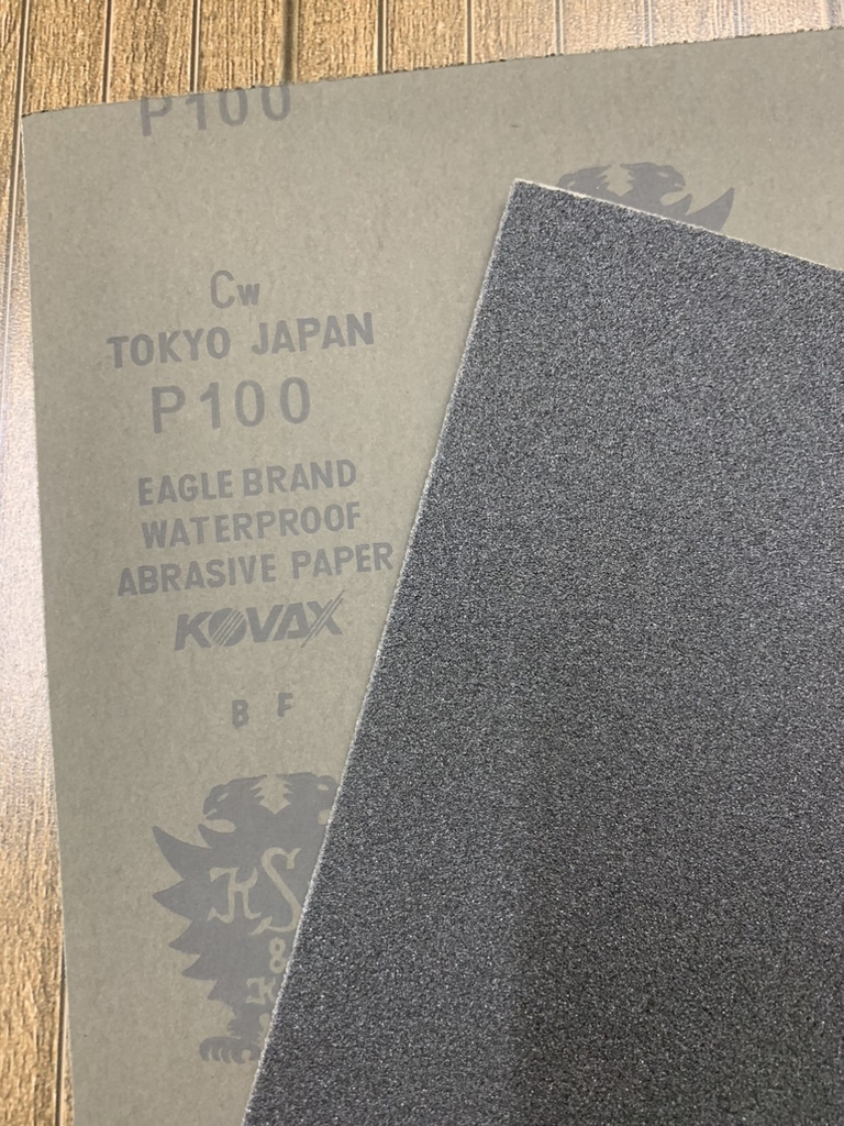 Giấy ráp thô kovax P100 made in tokyo Japan 9''x11'' chịu nước màu đen