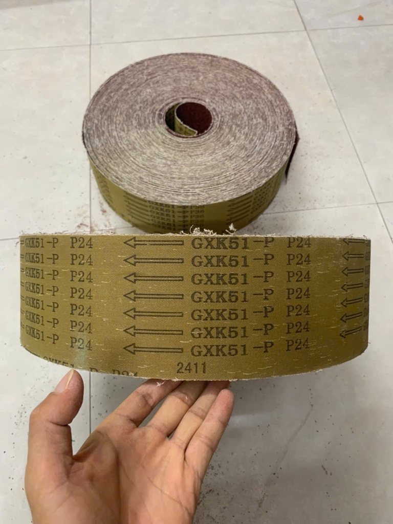 Vải ráp độ nhám P24, hãng GXK51, mua nhám P24 ở đâu