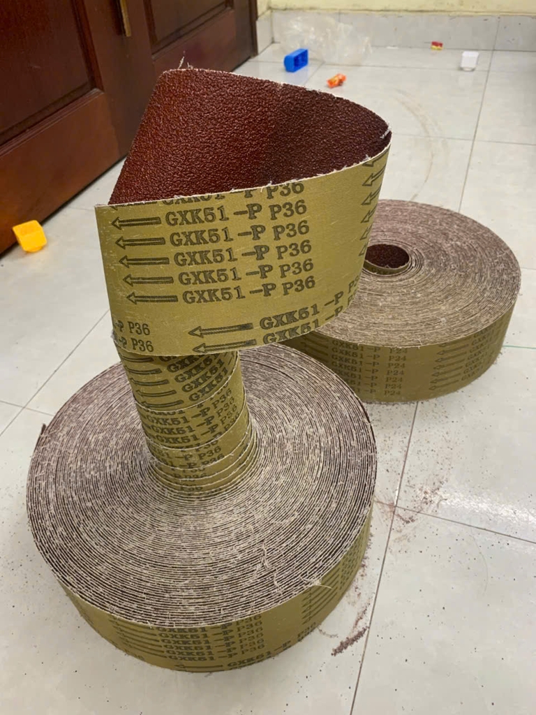 Vải nhám P36 GXK51, độ hạt nhám P36 là thô, mua vải ráp P36 ở đâu