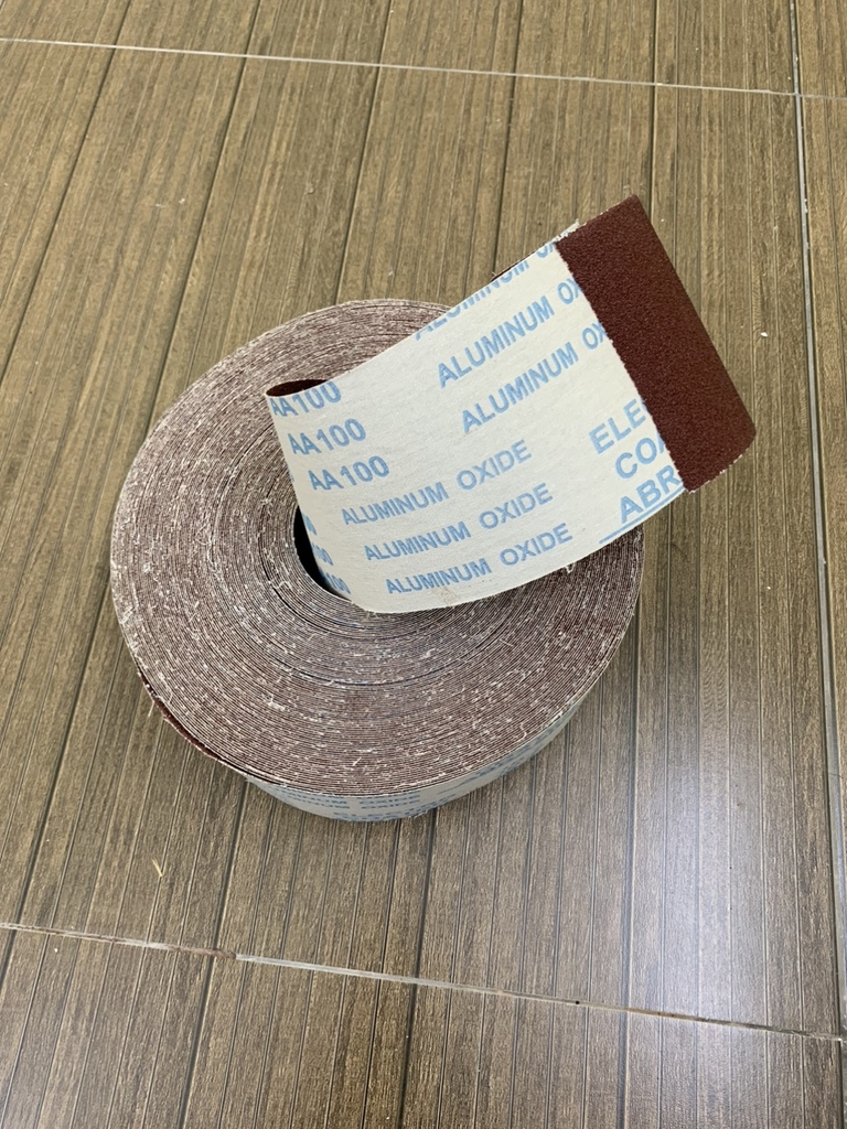 Vải nhám mềm jb5, độ nhám AA100, hạt mài Aluminum Oxide