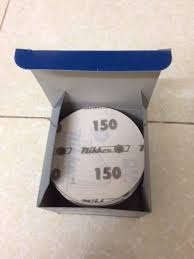 Giấy nhám tròn mặt nỉ Nikken phi 125mm, ứng dụng mài thân vỏ ô tô