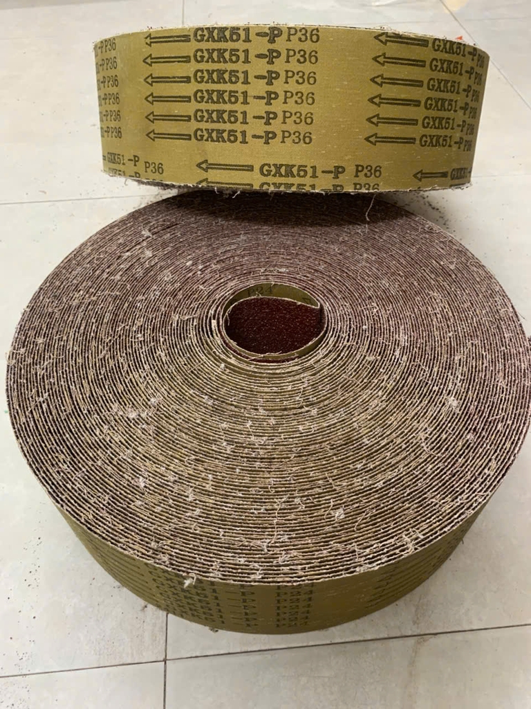 Giấy ráp vải P36, độ hạt thô P36, vải nhám P36, hãng GXK51
