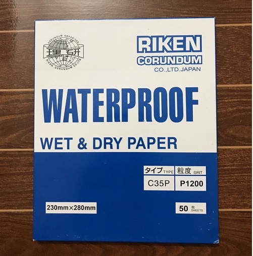 Giấy nhám tờ Rikken P1200. kích thước 9''x11'', hàng vừa về rất nhiều