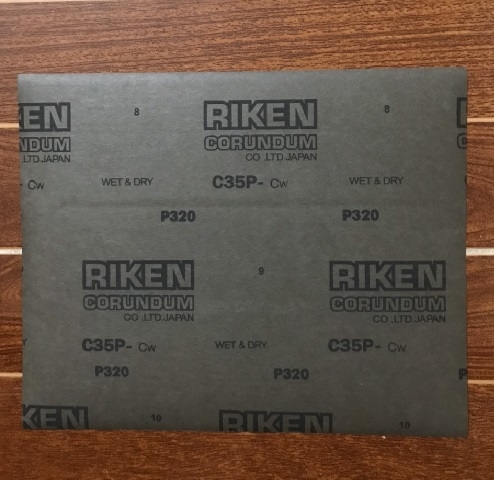 Giấy nhám tờ Rikken P320. kích thước 9''x11'', hàng vừa về rất nhiều
