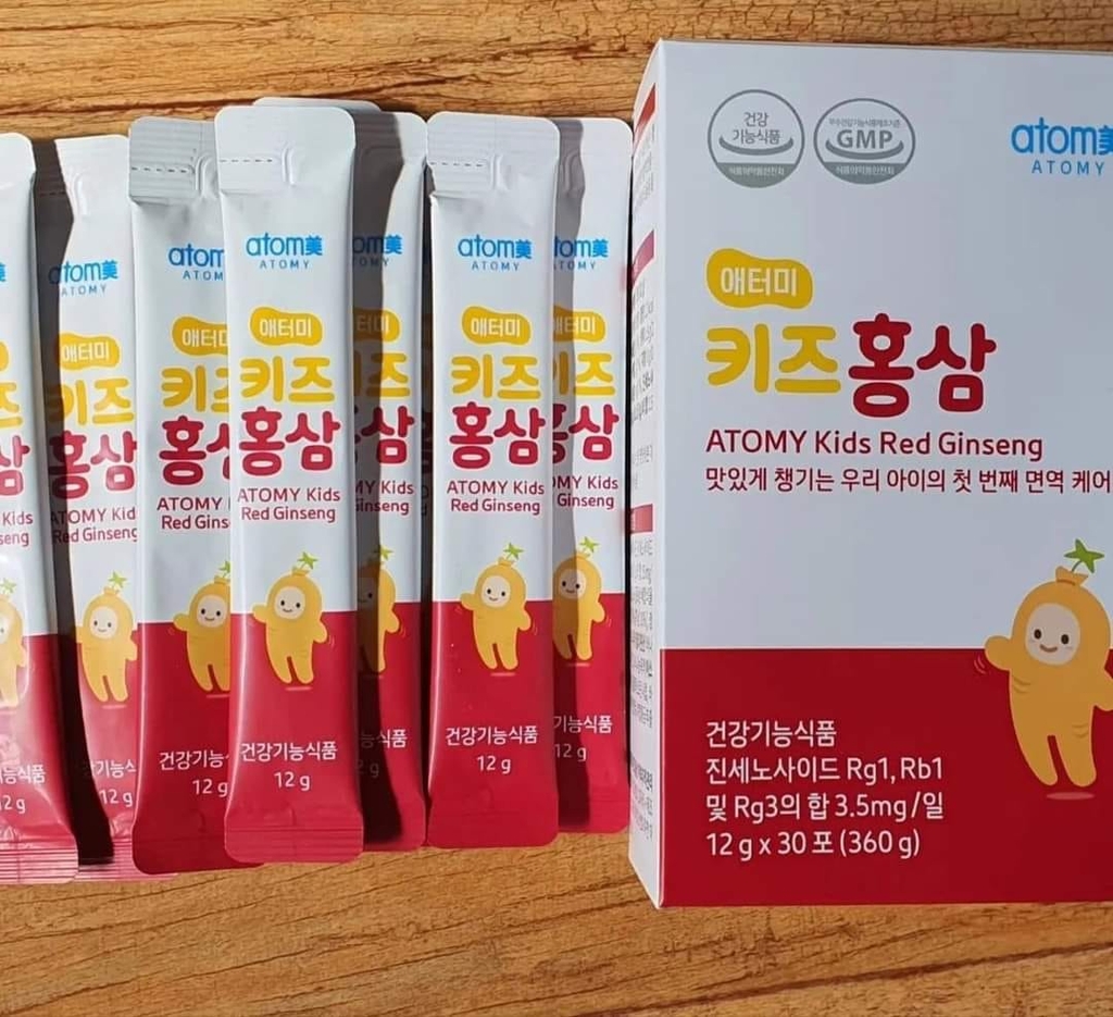 Thạch hồng sâm cho trẻ em - Atomy Kids Red Ginseng KoreaTitan.com