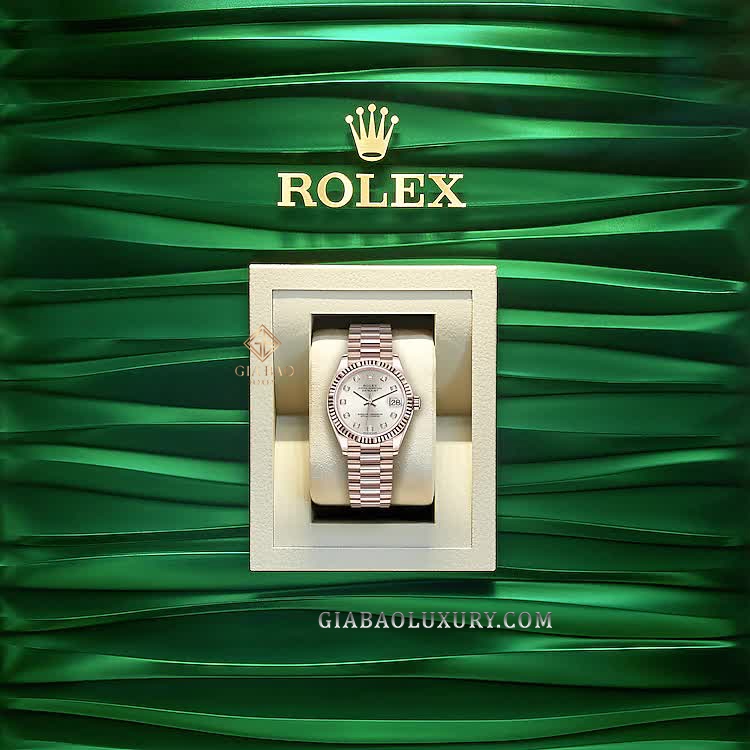 Đồng Hồ Rolex Datejust 31 278275 Mặt Số Bạc Cọc Kim Cương