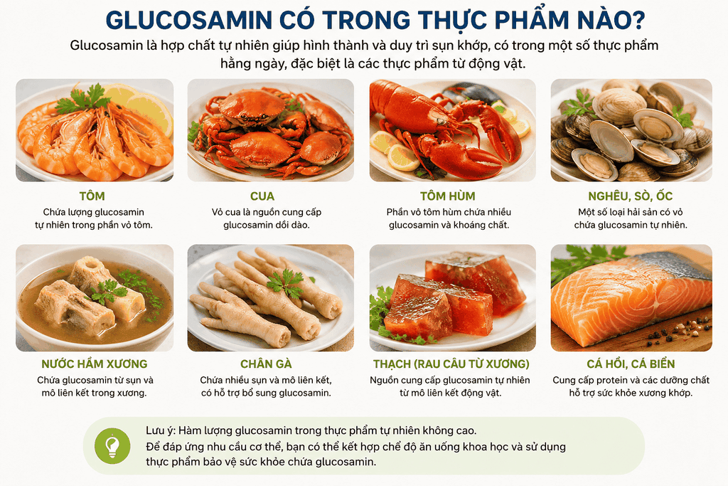 công dụng của glucosamin
