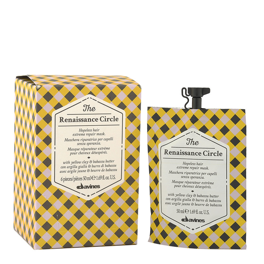 Mặt Nạ Phục Hưng Cho Tóc Hư Tổn Davines The Renaissance Circle 50 ml Mặt Nạ Phục Hưng Cho Tóc Hư Tổn Davines The Renaissance Circle 50 ml