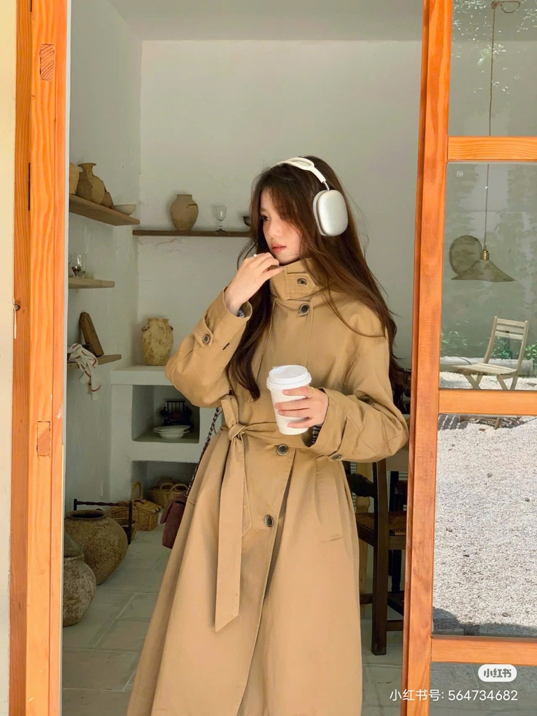 Trendcoat dáng dài ICICLE cổ bẻ
