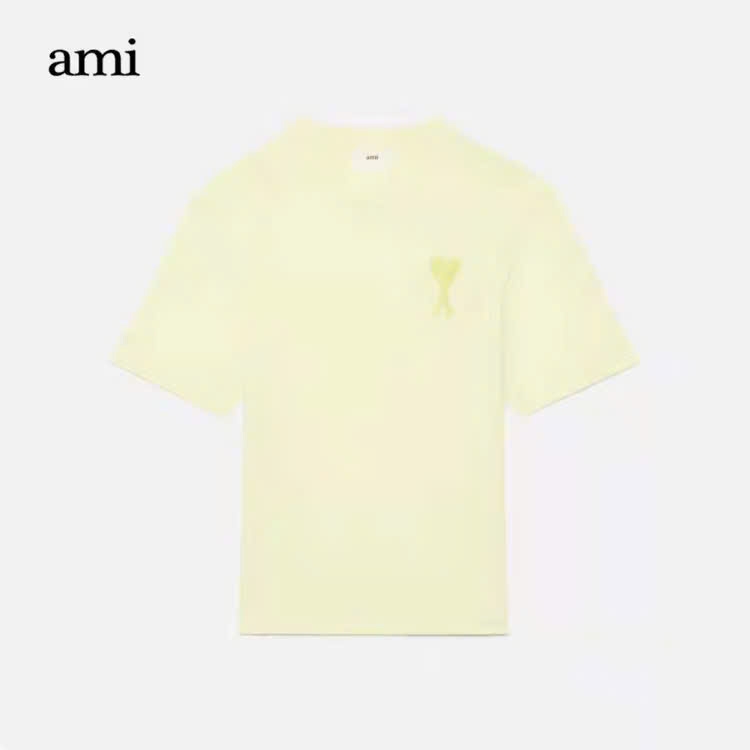 Tshirt AMI dáng over logo tim nhỏ 5 màu
