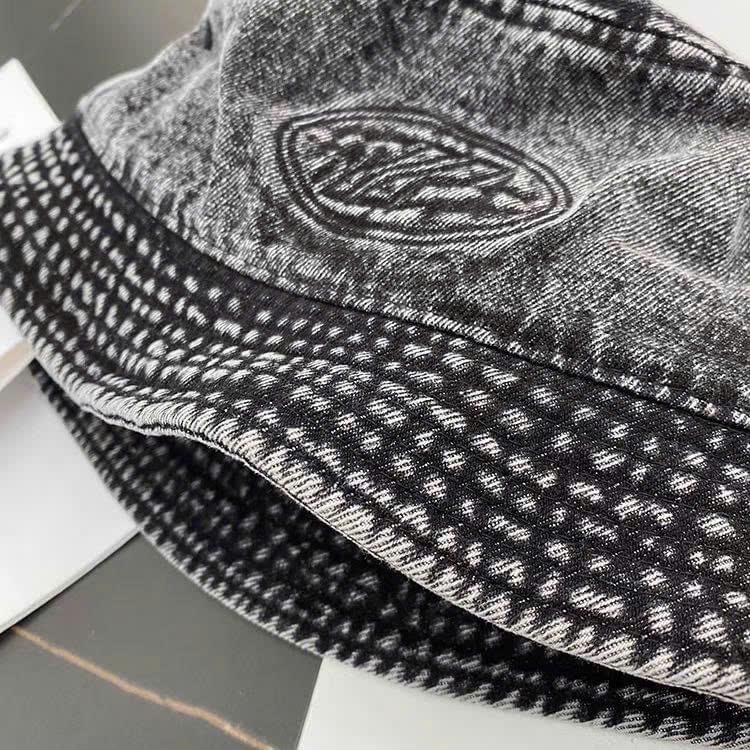 Mũ bucket denim Welldone dư xịn 2 màu