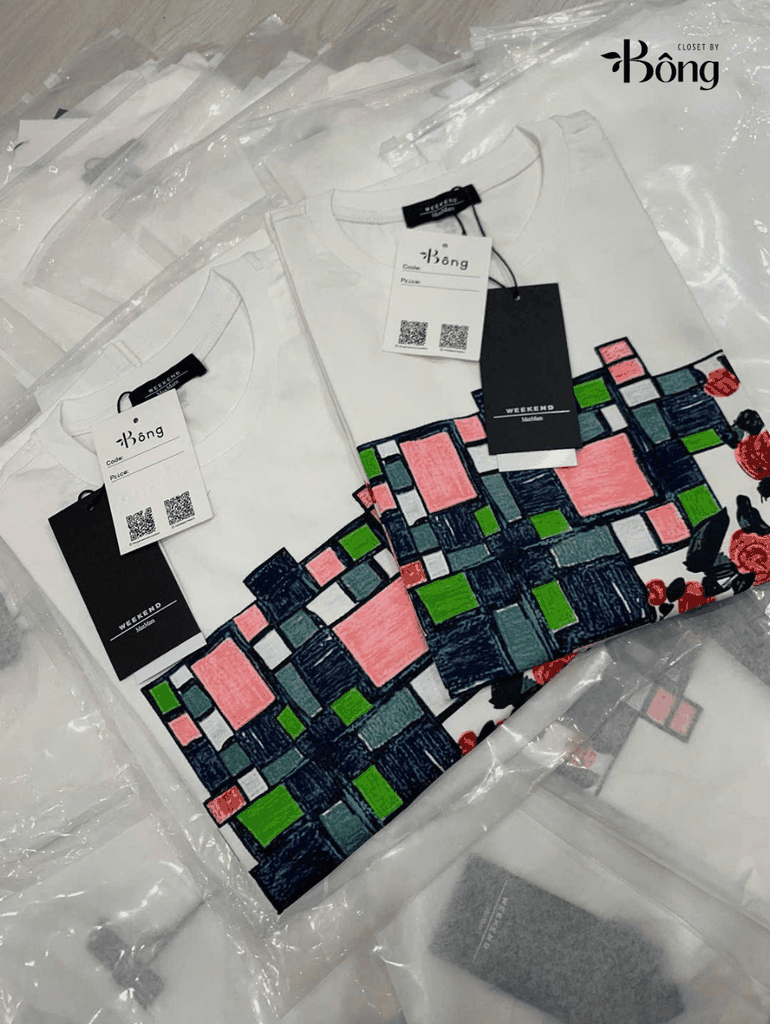 Tshirt Weekend Maxmara ROSE print
