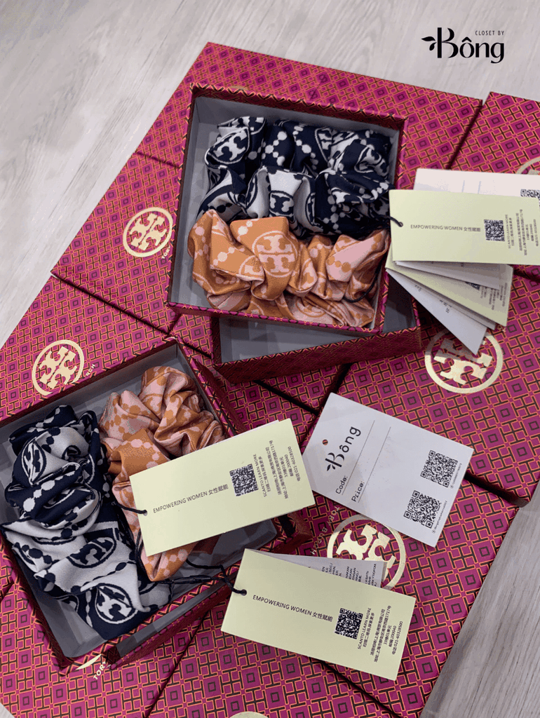 Set chun buộc tóc Tory Burch dư xịn fullbox