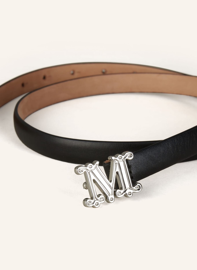 Belt MaxMara bản 2cm chữ M 2 màu
