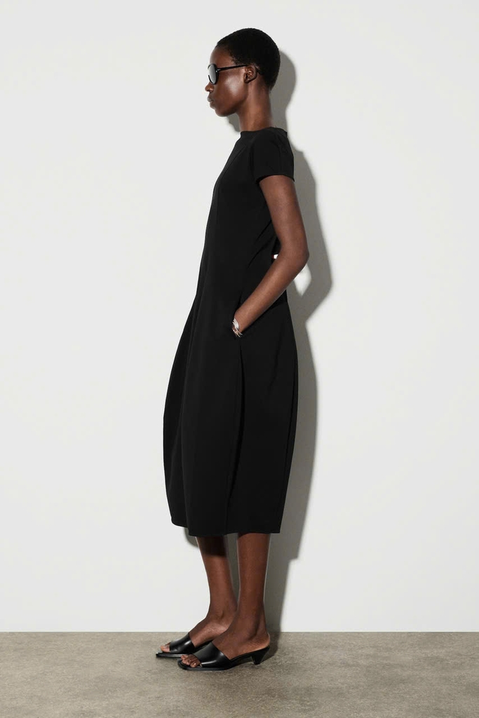 ĐẦM MIDI JERSEY ĐIÊU KHẮC