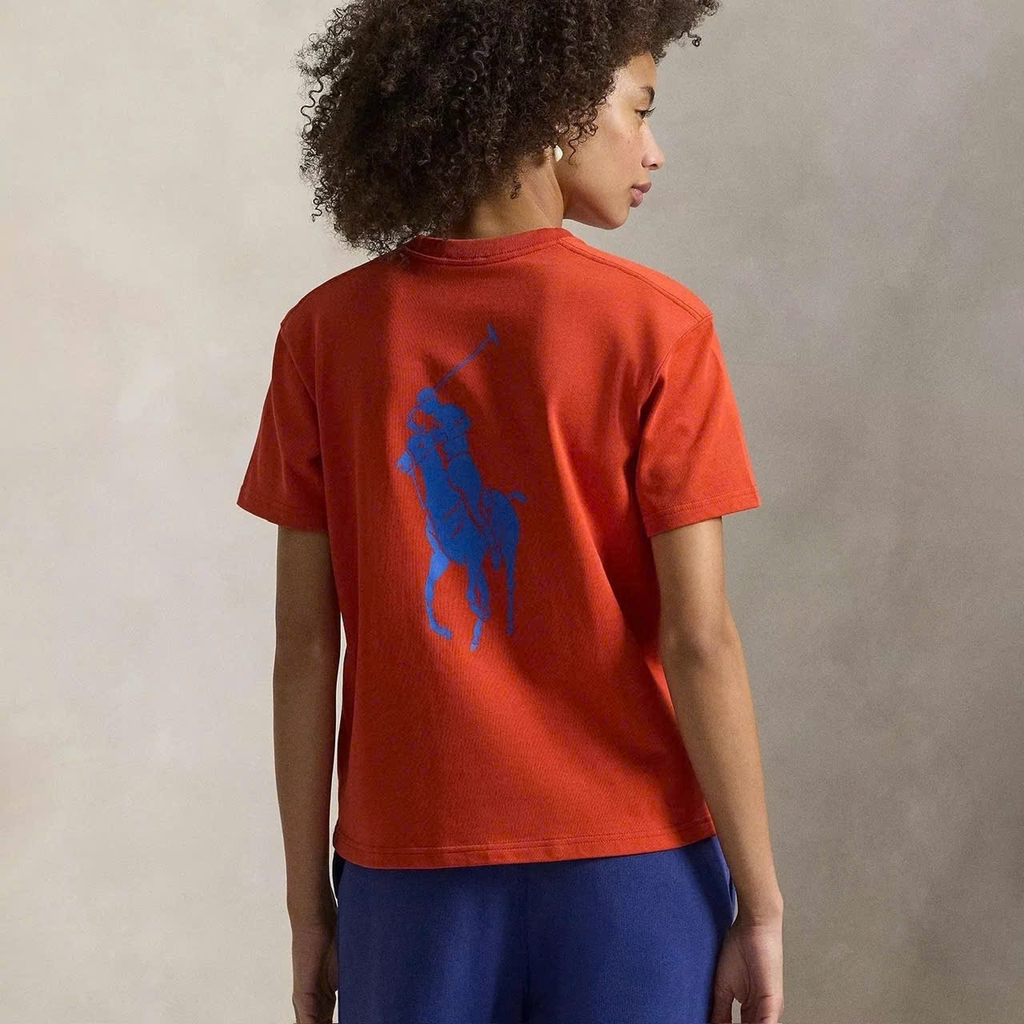 Tshirt POLO cổ tròn logo lưng 3 màu