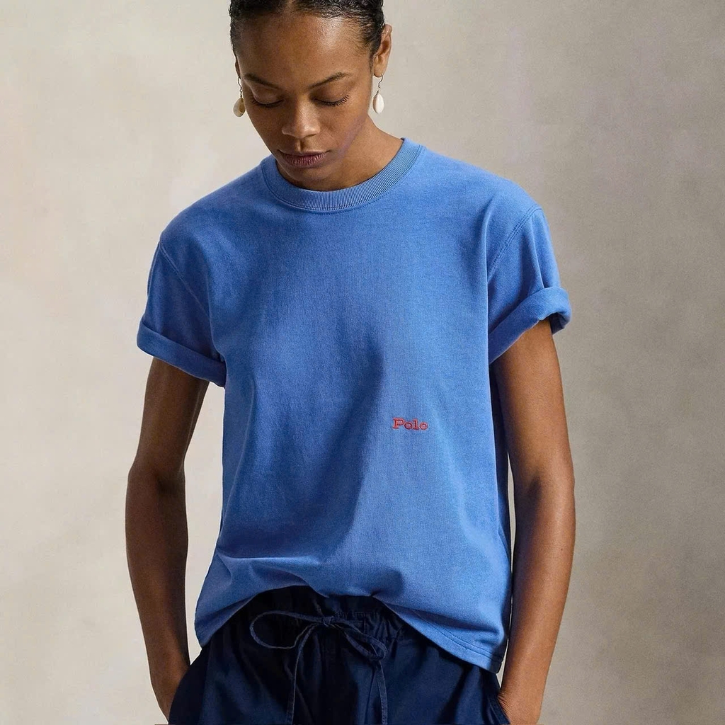 Tshirt POLO cổ tròn logo lưng 3 màu