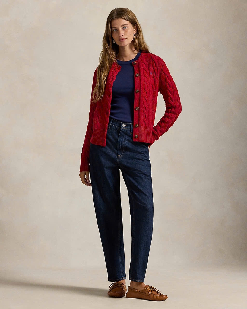 Cable Knit cashmere wool