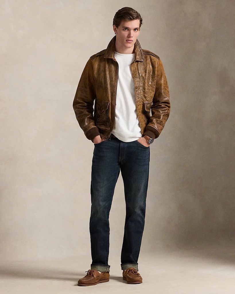 Áo thun cổ tròn dáng rộng thoải mái bằng vải jersey