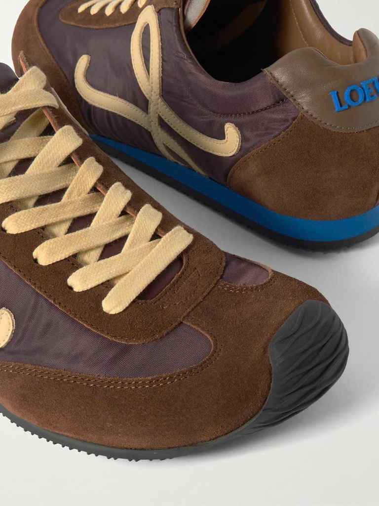 Sneaker LOEWE  bản da lộn cải canvas 2 màu