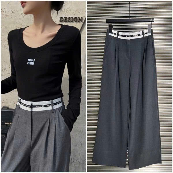 Quần suông Maison Margiela lưng chun 2 màu