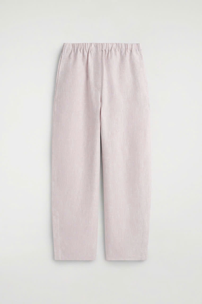 ÁO CHANI VẢI LINEN+QUẦN ỐNG RỘNG BẰNG VẢI LINEN CÓ EO CO GIÃN