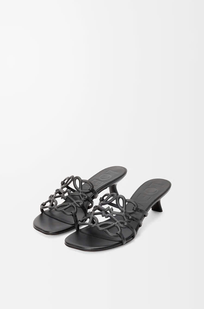 Guốc LOEWE quai logo gót 3cm (bản xuất)