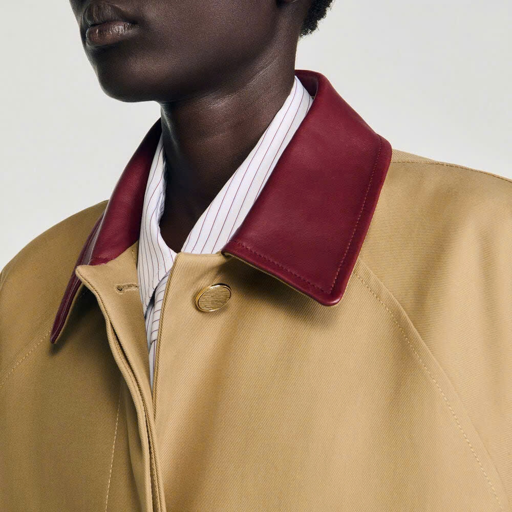 ÁO KHOÁC TRENCH COAT CỔ DA