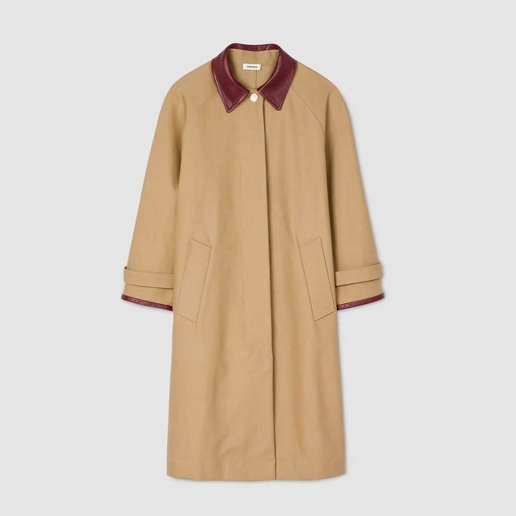 ÁO KHOÁC TRENCH COAT CỔ DA