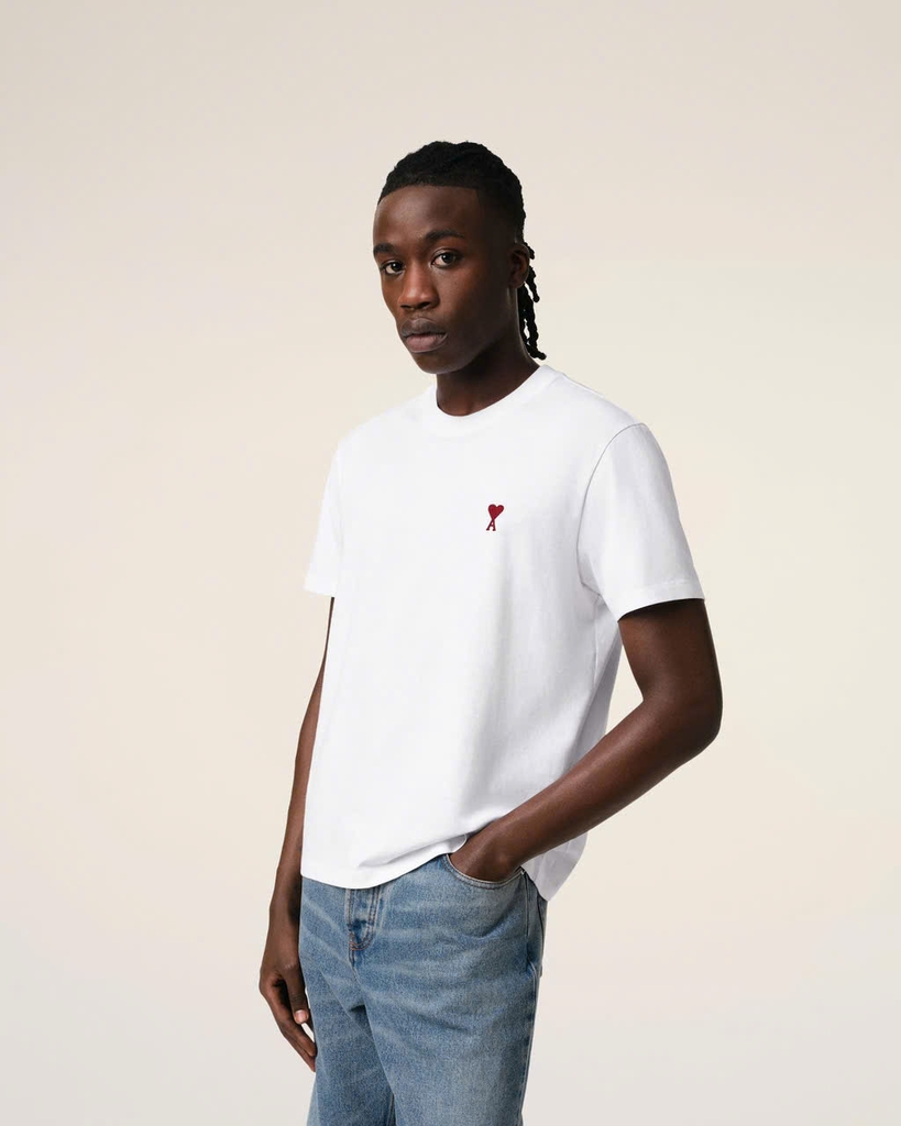 Tshirt AMI dáng over logo tim nhỏ 5 màu