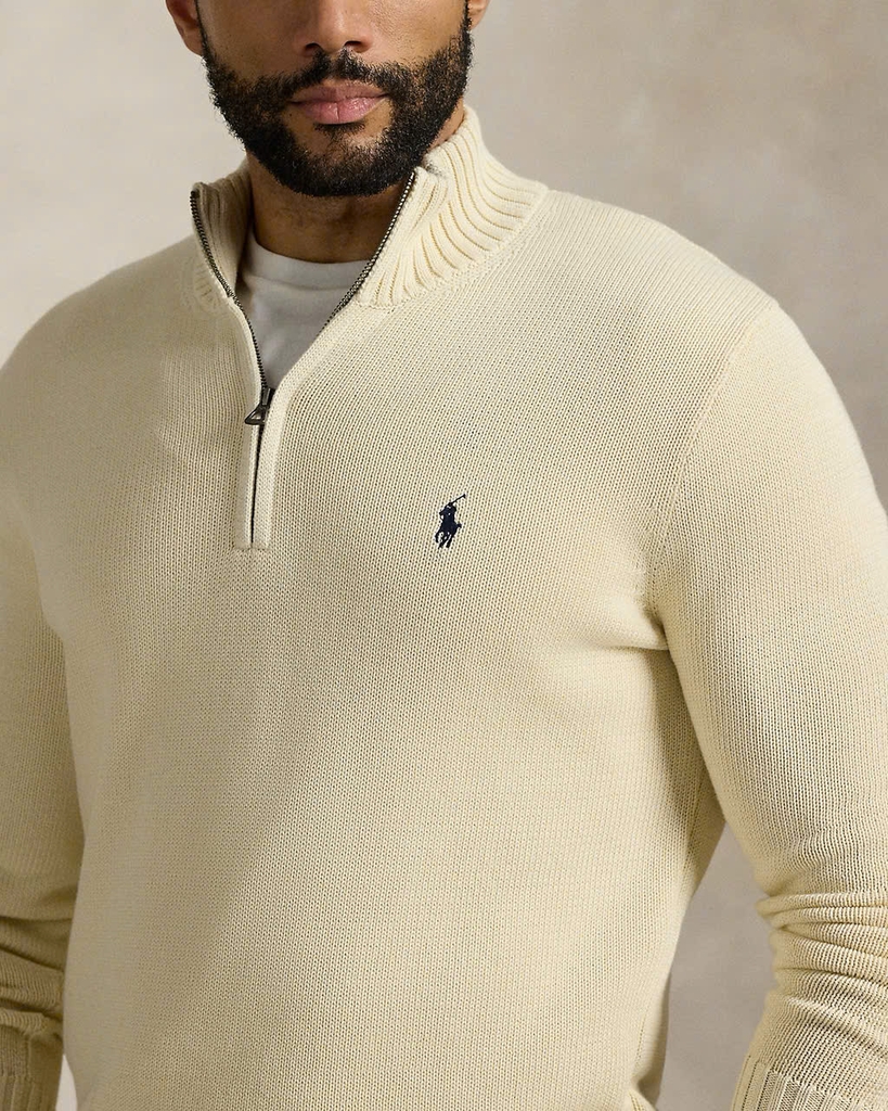 Áo len cotton có khóa kéo