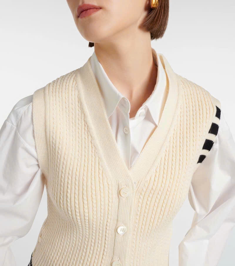Áo len chui đầu sọc Thom Browne