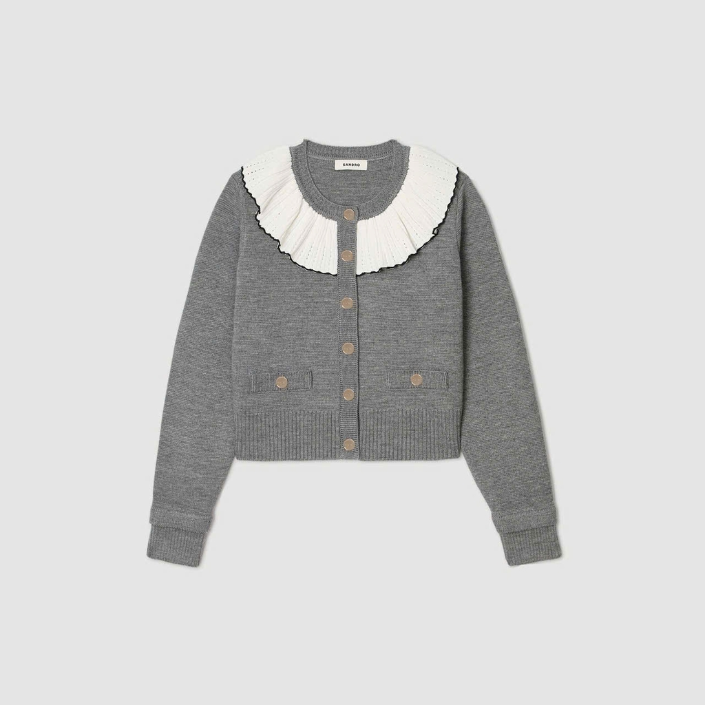 ÁO KHOÁC CARDIGAN CỔ TƯƠNG PHẢN