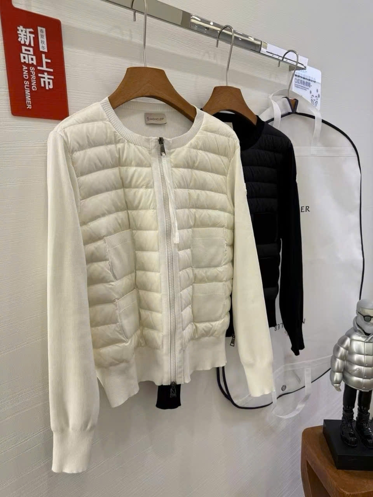 Áo phao tay len 4 túi