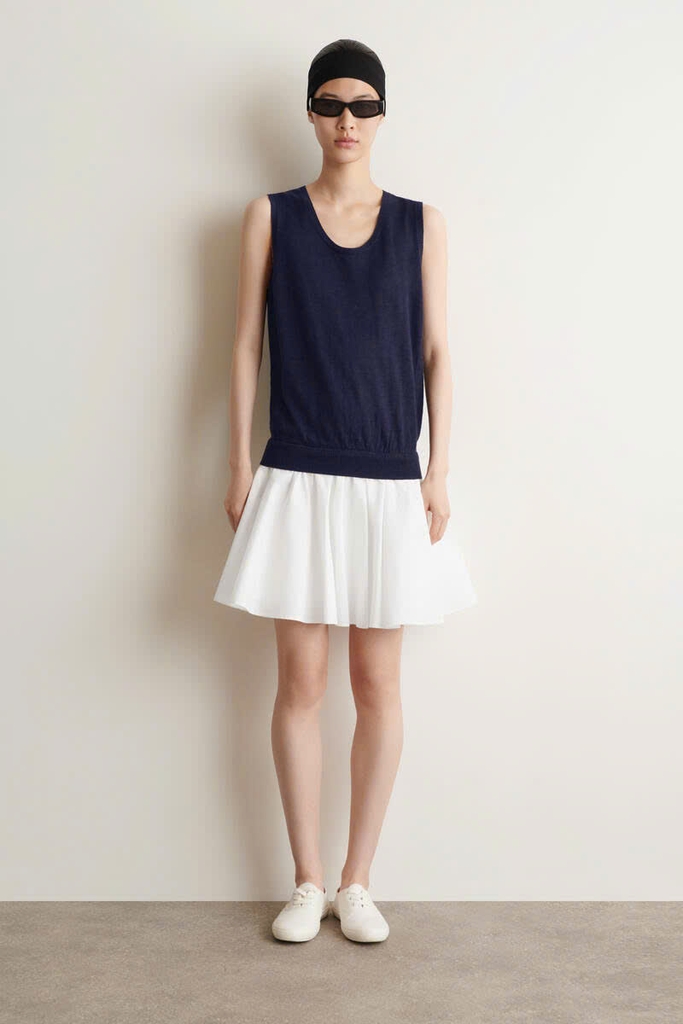 ĐẦM NGẮN NHIỀU LỚP BẰNG VẢI COTTON LANH