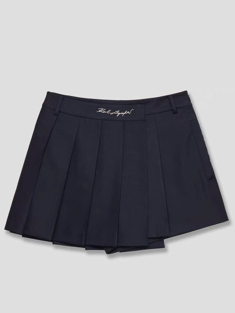 Short váy xếp ly Karl Largerfel