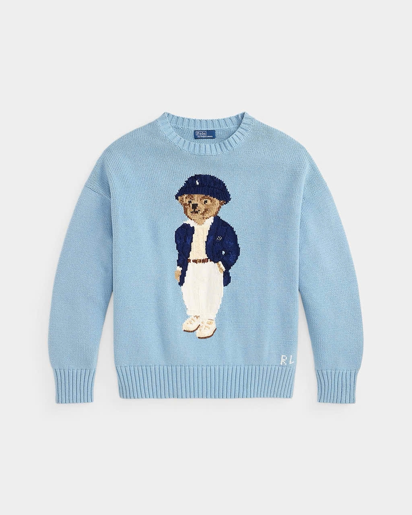 Áo len cotton cỡ lớn hình gấu Polo