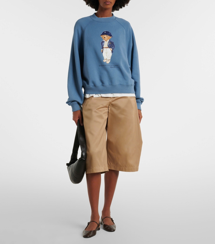 Áo nỉ pha trộn cotton Polo Bear