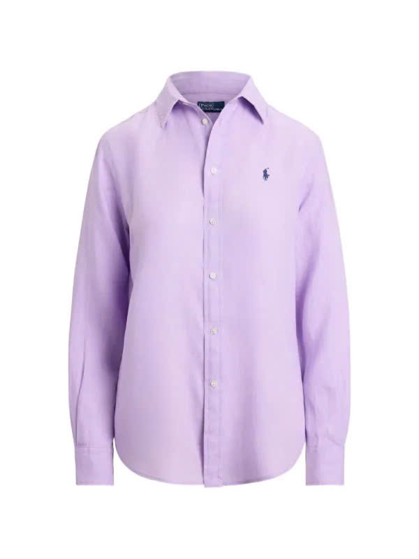 Áo Sơ Mi Nữ Tay Dài Classic Fit Linen Shirt