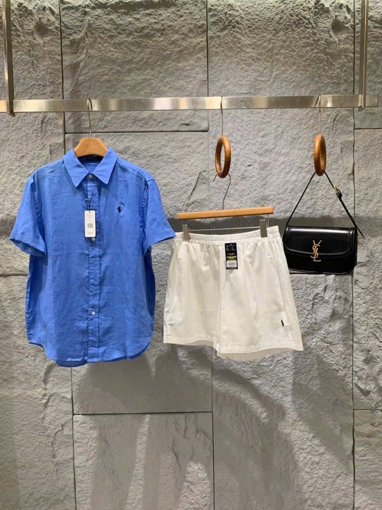 Áo Sơ Mi Nữ Tay Ngắn Linen Short