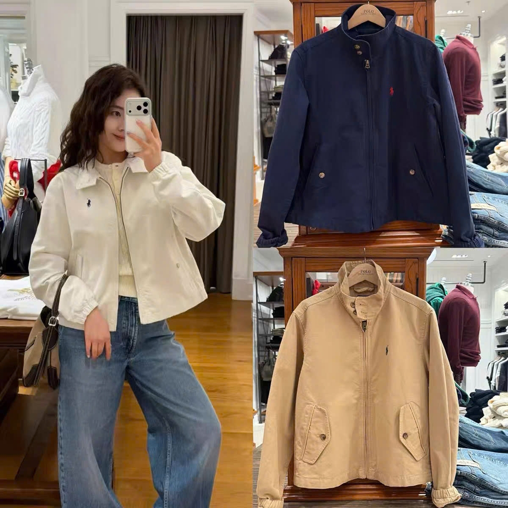 Áo Khoác Nữ Tay Dài Cotton Canvas Jacket
