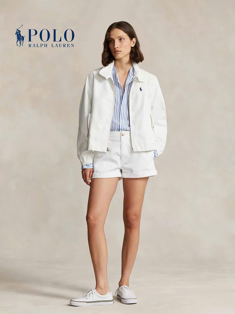 Áo Khoác Nữ Tay Dài Cotton Canvas Jacket