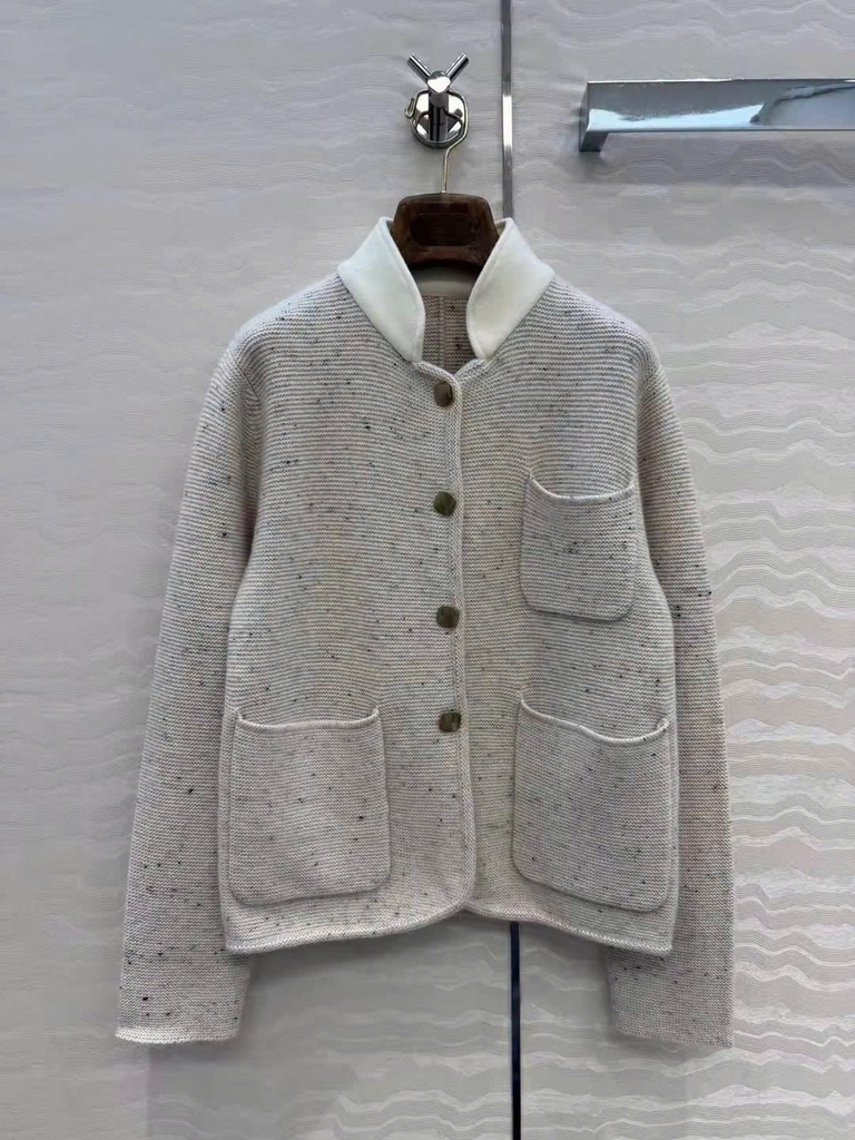 Áo khoac cổ trụ Loro Piana 4 màu