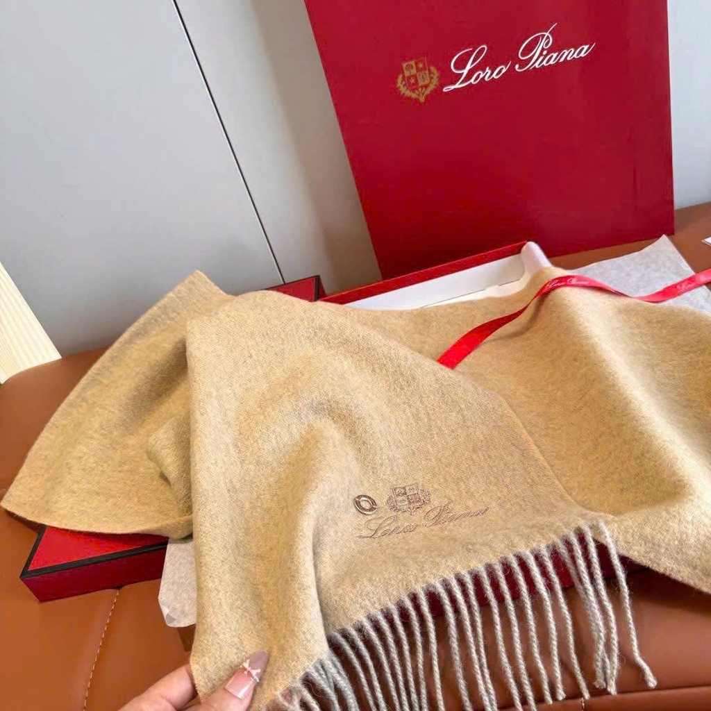 Khăn Loro Piana 100% cashmere Sz180x30cm