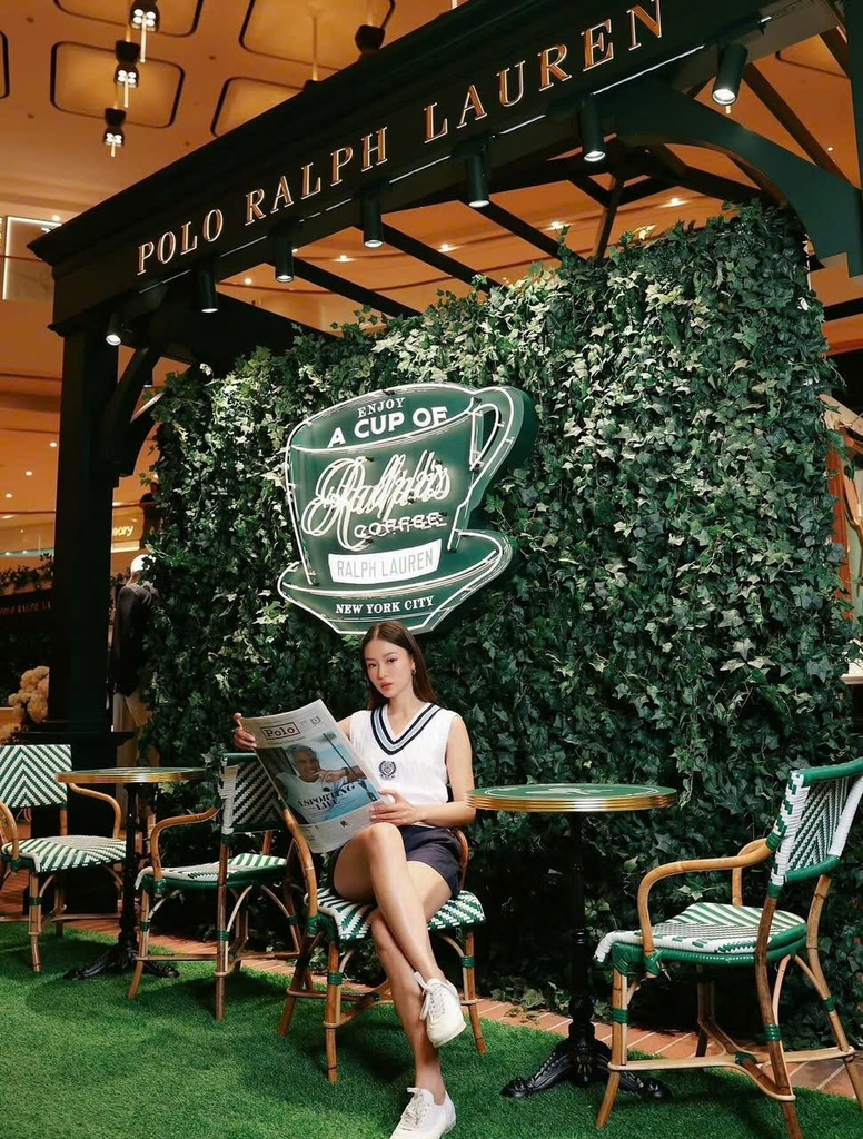 Áo vest POLO RL cotton dệt kim kiểu Wimbledon