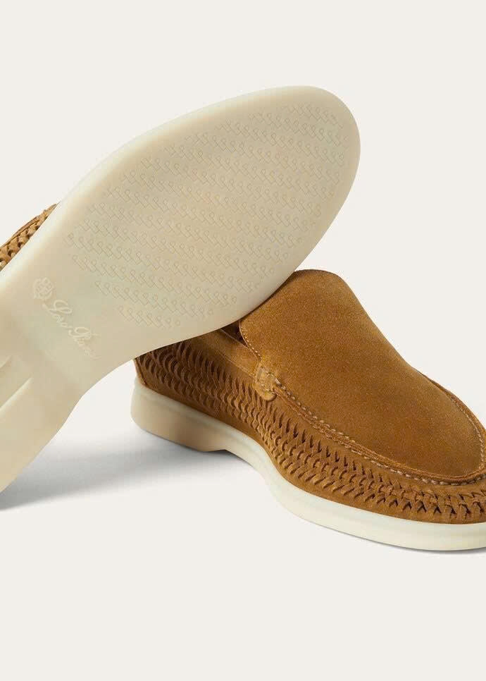 Loafer Loro Piana Summer Walk suede Dijon